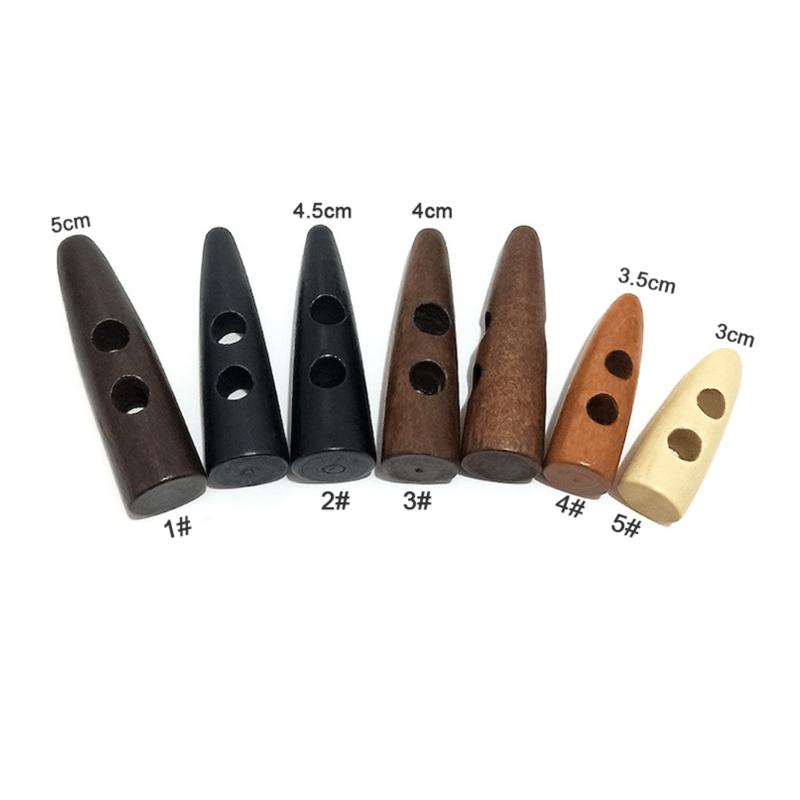 Horn Holzknopf